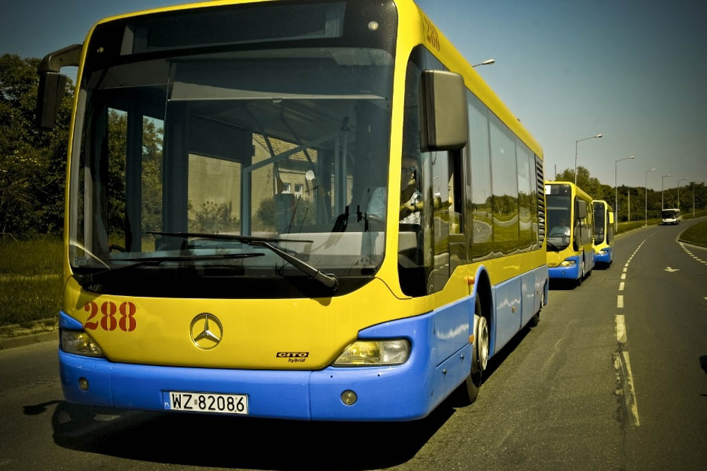 Autobusy Mercedes CITO - sesja na ulicach Tarnowa